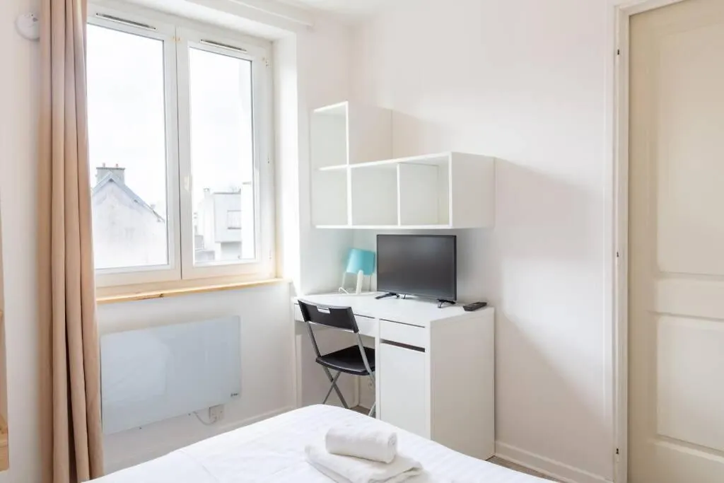 شقة بريست  في Kordaouenn2: Rive Droite/Appart 1Ch/ St-Pierre/ Proche Bus Et Commerces/ 10Min Du Centre-Ville